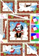 Christmas Twisted Spiral Side Stacker - Little Springer Spaniel Dog