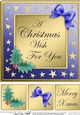 Elegant Christmas Greetings - 8 x 8 Quick Card Topper