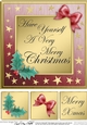 Elegant Christmas Greetings - 8 x 8 Quick Card Topper