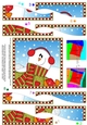 Christmas Wavy Spiral Side Stacker - Cute Fun Snowman
