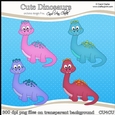 Cute Dinosaurs - CU4CU Digital Clip Art Set