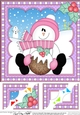 Christmas Snowman Rio 8 x 8 Scalloped Corner Topper