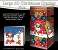3D Large Christmas Cracker Box Mini Kit - Cute Little Boxer Dog