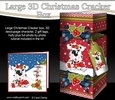 3D Large Christmas Cracker Box Mini Kit - Cute Little Spotty Dog