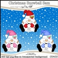 Christmas Snowball Sam - CU4CU Digital Clip Art Set