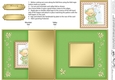 Hunney Bear Rosie has a Flower- No-Hole Fold Back Card