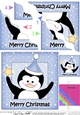 Cute Christmas Penguin - Wavey Corner Stacker