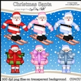 Christmas Santa - CU4CU Digital Clip Art Set