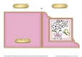 Flowers and Butterfly - Cut and Fold Corner Card