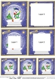 Christmas Snowman - Christmas Snowglobe Tunnel Topper