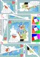 Christmas Rudolph Twisted Spiral Side Stacker