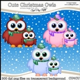 Hoot & Little Hoot Owls - CU4CU Digital Clip Art Set