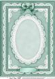 A4 Pearls, Lace and Ribbon Plain Card Base