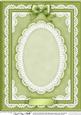 A4 Pearls, Lace and Ribbon Plain Card Base