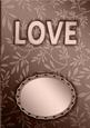 Elegant Metallic Words Matching Insert A5 Landscape