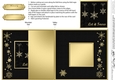 Christmas Snowflakes - No-Hole Fold Back Card