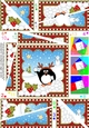 Cute Christmas Penguin - Twisted Spiral Side Stacker