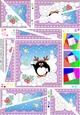 Cute Christmas Penguin - Twisted Spiral Side Stacker
