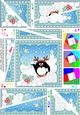 Cute Christmas Penguin - Twisted Spiral Side Stacker