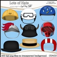 Lots of Hats & Helmets - CU4CU Digital Clip Art Set