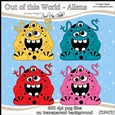 Out of this World - Aliens - CU4CU Digital Clip Art Set