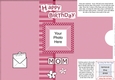 Add a Photo - Happy Birthday Mom - with easy fold frame