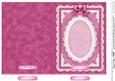 5 x 7 Pearls, Lace and Ribbon Plain Card Base