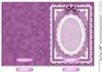 5 x 7 Pearls, Lace and Ribbon Plain Card Base