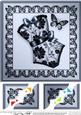 8 x 8 Elegant Boudoir Scalloped Corner Topper
