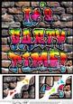 8 x 8 Graffiti Party Time Scalloped Corner Topper