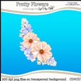 Pretty Flowers - CU4CU Digital Clip Art Set