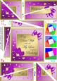 To My Dear Wife on Your Birthday Quick Card with Twisted Spiral Side Stacker