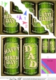 Happy Birthday! Dad - Beer Cans - Scalloped Corner Stacker