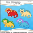 Cute Dinosaurs - CU4CU Digital Clip Art Set