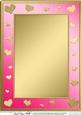 A4 Metallic Romantic Hearts Plain Card Base