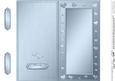 Dl Metallic Romantic Hearts Plain Card Base