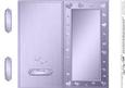 Dl Metallic Romantic Hearts Plain Card Base