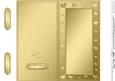 Dl Metallic Romantic Hearts Plain Card Base