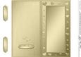 Dl Metallic Romantic Hearts Plain Card Base