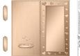 Dl Metallic Romantic Hearts Plain Card Base