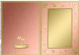 A5 Metallic Romantic Hearts Plain Card Base