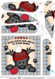 Fan Pyramage Topper - Dogs Leave Paw Prints - Scottie Dog Hamish