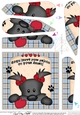Fan Pyramage Topper - Dogs Leave Paw Prints - Scottie Dog Maisie