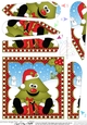 Cute Christmas Tree - Fan Pyramage Topper