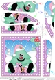 Cute Christmas Tree - Fan Pyramage Topper