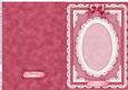 A5 Pearls, Lace and Ribbon Plain Card Base
