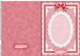 A5 Pearls, Lace and Ribbon Plain Card Base