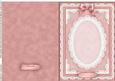 A5 Pearls, Lace and Ribbon Plain Card Base