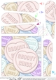 Groovy Chick Sweet Heart - Fan Pyramage Topper