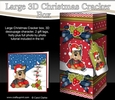3D Large Christmas Cracker Box Mini Kit - Cute Little Yorkie Dog